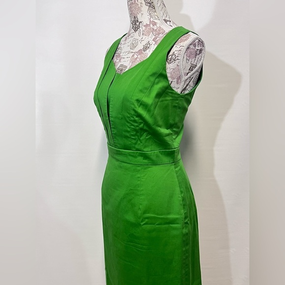 🛍️ALEX MARIE Kelly green sleeveless sheath dress size 6. - Picture 4 of 13